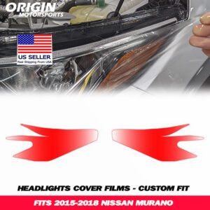 2015-2018 Nissan MURANO Precut Headlight PPF Clear Paint Protection Film Kit 2015-2018 Nissan MURANO Precut Headlight PPF Clear Paint Protection Film Kit