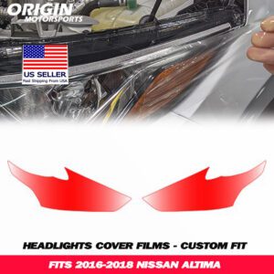 2016-2018 Nissan ALTIMA Precut Headlight PPF Clear Paint Protection Film Kit 2016-2018 Nissan ALTIMA Precut Headlight PPF Clear Paint Protection Film Kit