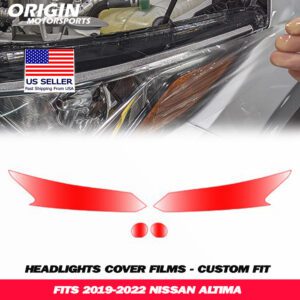 2019-2022 Nissan ALTIMA Precut Headlight PPF Clear Paint Protection Film Kit 2019-2022 Nissan ALTIMA Precut Headlight PPF Clear Paint Protection Film Kit
