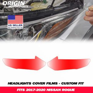 2017-2020 Nissan ROGUE Precut Headlight PPF Clear Paint Protection Film Kit 2017-2020 Nissan ROGUE Precut Headlight PPF Clear Paint Protection Film Kit