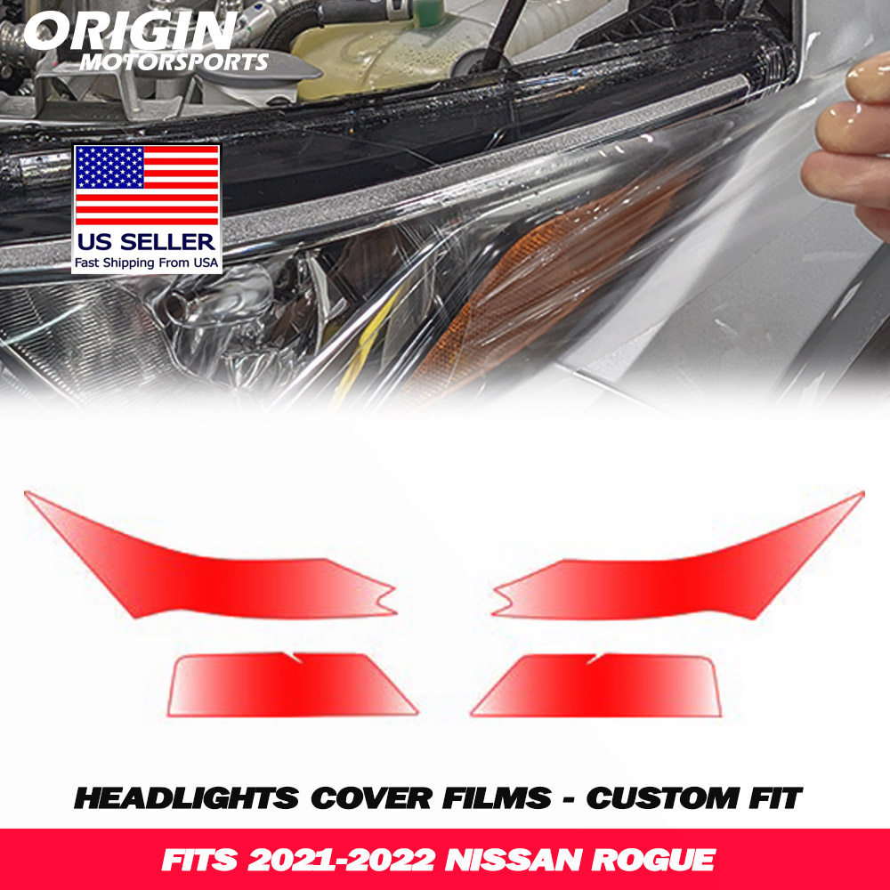 2021-2022 Nissan ROGUE Precut Headlight PPF Clear Paint Protection Film Kit