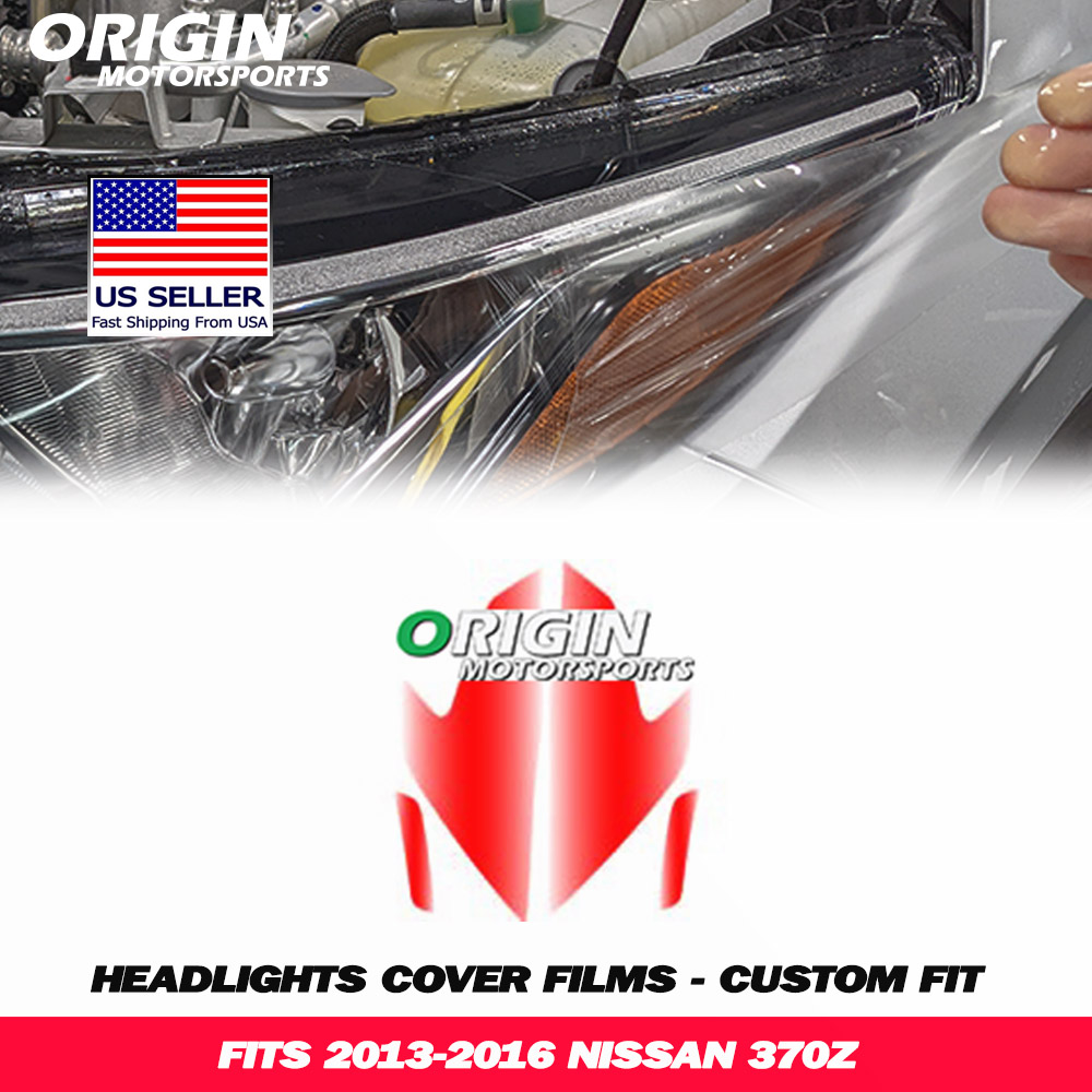 2013-2016 Nissan 370Z Precut Headlight PPF Clear Paint Protection Film Kit 2013-2016 Nissan 370Z Precut Headlight PPF Clear Paint Protection Film Kit