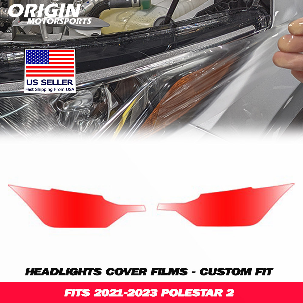 2021-2023 Polestar 2 Precut Headlight PPF Clear Paint Protection Film Kit 2021-2023 Polestar 2 Precut Headlight PPF Clear Paint Protection Film Kit