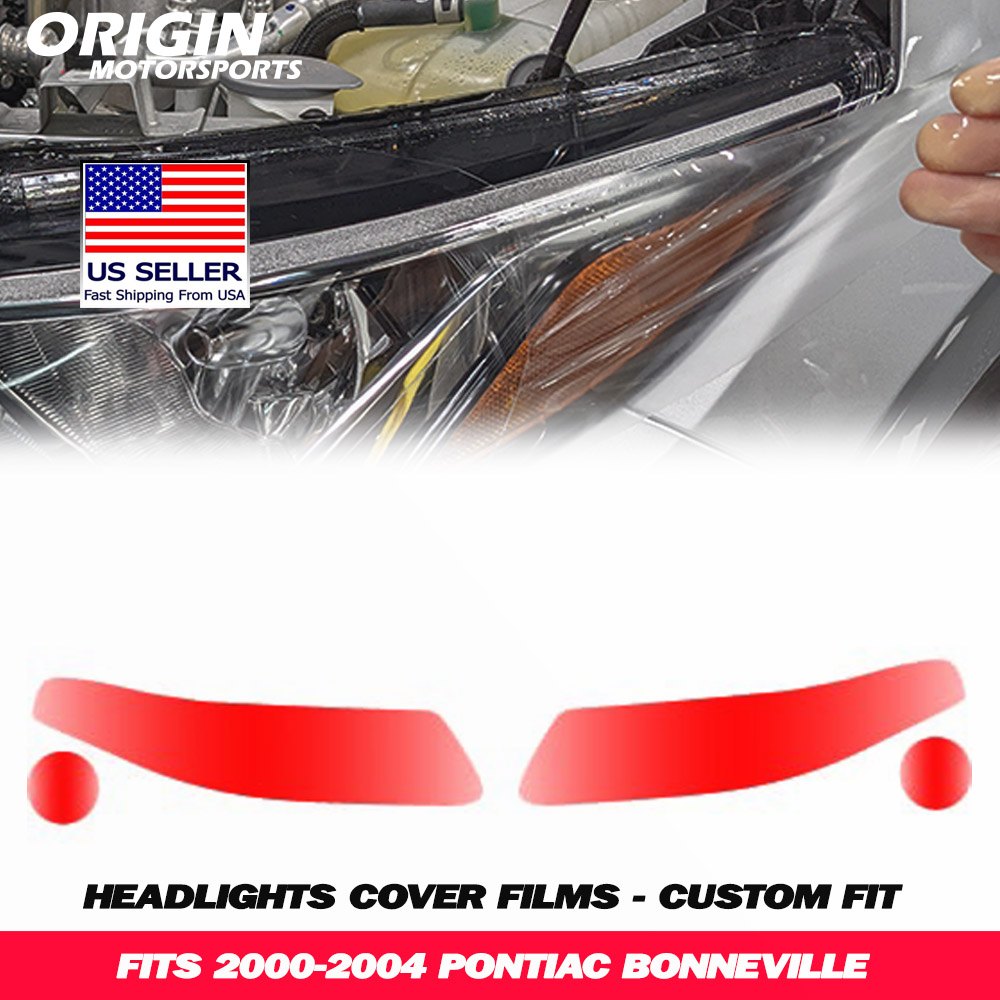 2000-2004 Pontiac BONNEVILLE Precut Headlight PPF Clear Paint Protection Film Kit 2000-2004 Pontiac BONNEVILLE Precut Headlight PPF Clear Paint Protection Film Kit