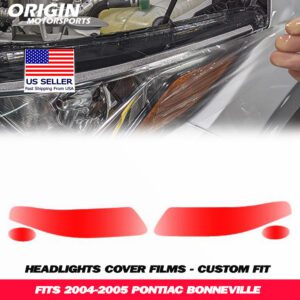 2004-2005 Pontiac BONNEVILLE Precut Headlight PPF Clear Paint Protection Film Kit 2004-2005 Pontiac BONNEVILLE Precut Headlight PPF Clear Paint Protection Film Kit