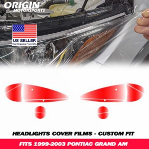1999-2003 Pontiac GRAND AM Precut Headlight PPF Clear Paint Protection Film Kit