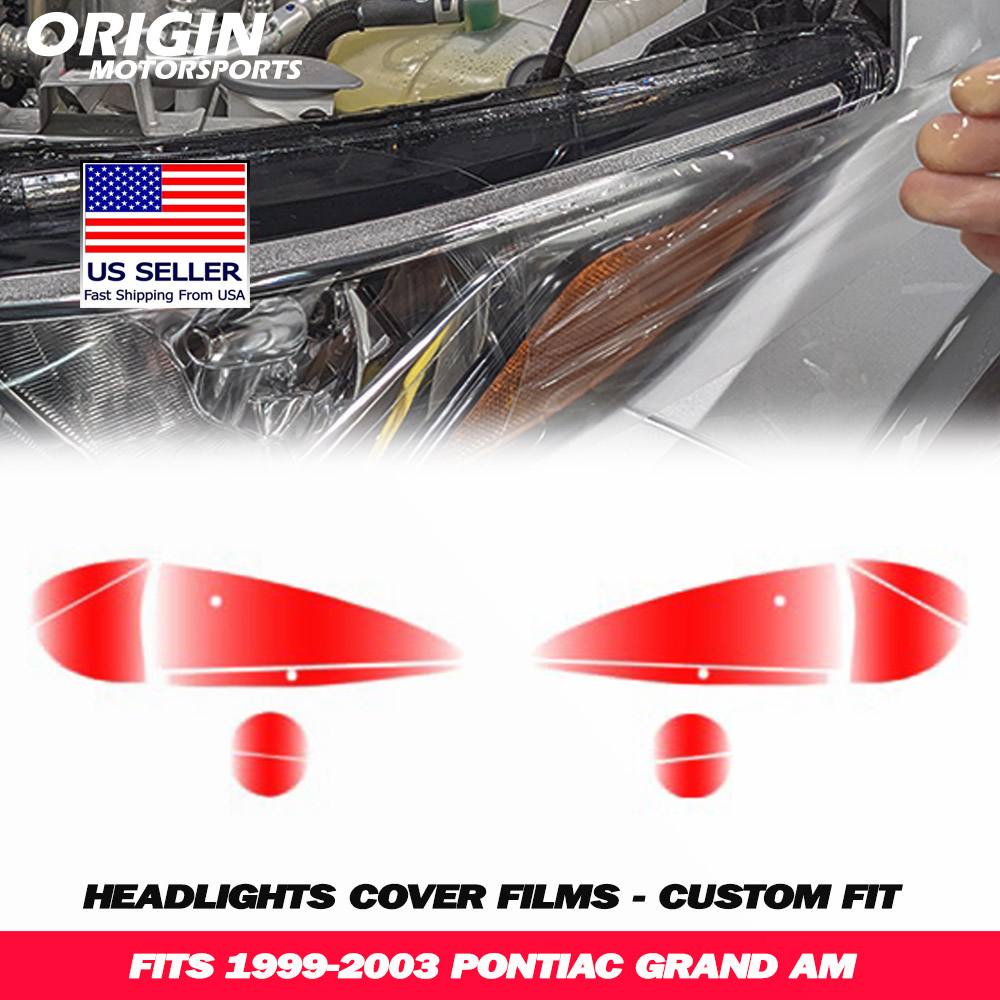 1999-2003 Pontiac GRAND AM Precut Headlight PPF Clear Paint Protection Film Kit 1999-2003 Pontiac GRAND AM Precut Headlight PPF Clear Paint Protection Film Kit