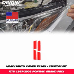 1997-2003 Pontiac GRAND PRIX Precut Headlight PPF Clear Paint Protection Film Kit 1997-2003 Pontiac GRAND PRIX Precut Headlight PPF Clear Paint Protection Film Kit