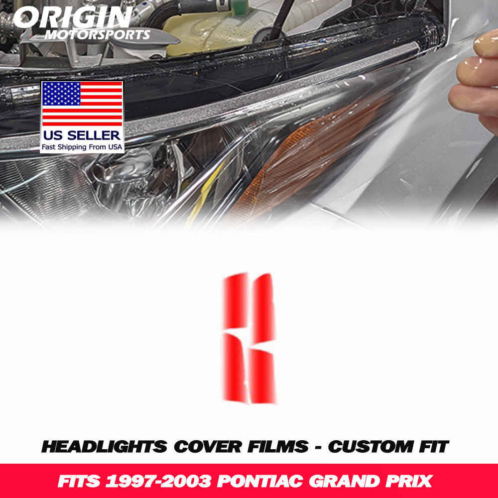 1997-2003 Pontiac GRAND PRIX Precut Headlight PPF Clear Paint Protection Film Kit 1997-2003 Pontiac GRAND PRIX Precut Headlight PPF Clear Paint Protection Film Kit
