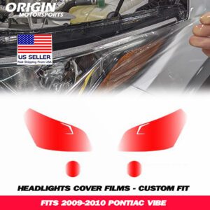 2009-2010 Pontiac VIBE Precut Headlight PPF Clear Paint Protection Film Kit 2009-2010 Pontiac VIBE Precut Headlight PPF Clear Paint Protection Film Kit