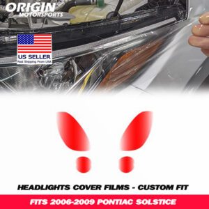 2006-2009 Pontiac SOLSTICE Precut Headlight PPF Clear Paint Protection Film Kit 2006-2009 Pontiac SOLSTICE Precut Headlight PPF Clear Paint Protection Film Kit