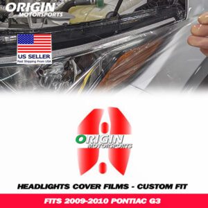2009-2010 Pontiac G3 Precut Headlight PPF Clear Paint Protection Film Kit 2009-2010 Pontiac G3 Precut Headlight PPF Clear Paint Protection Film Kit