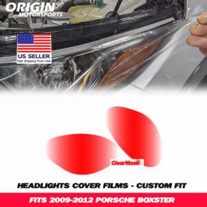 2009-2012 Porsche BOXSTER Precut Headlight PPF Clear Paint Protection Film Kit 2009-2012 Porsche BOXSTER Precut Headlight PPF Clear Paint Protection Film Kit