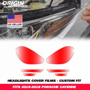 2015-2018 Porsche CAYENNE Precut Headlight PPF Clear Paint Protection Film Kit 2015-2018 Porsche CAYENNE Precut Headlight PPF Clear Paint Protection Film Kit
