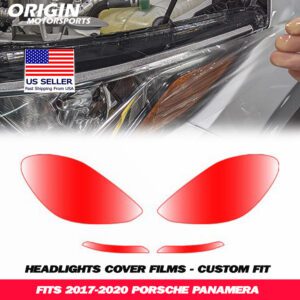 2017-2020 Porsche PANAMERA Precut Headlight PPF Clear Paint Protection Film Kit 2017-2020 Porsche PANAMERA Precut Headlight PPF Clear Paint Protection Film Kit