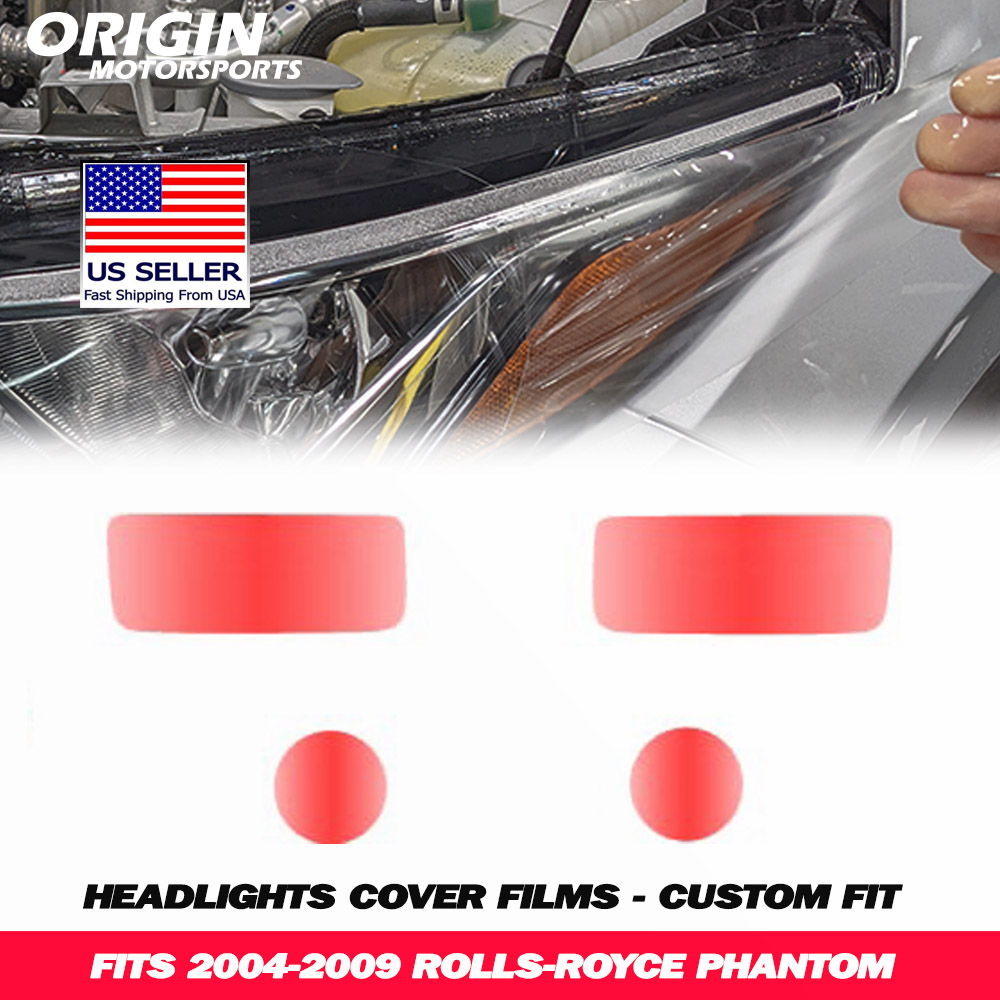 2004-2009 Rolls-Royce PHANTOM Precut Headlight PPF Clear Paint Protection Film Kit