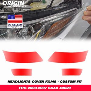 2003-2007 Saab 44629 Precut Headlight PPF Clear Paint Protection Film Kit 2003-2007 Saab 44629 Precut Headlight PPF Clear Paint Protection Film Kit