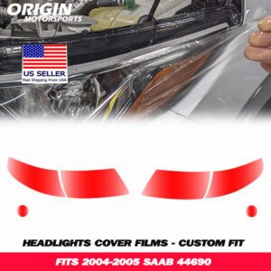 2004-2005 Saab 44690 Precut Headlight PPF Clear Paint Protection Film Kit 2004-2005 Saab 44690 Precut Headlight PPF Clear Paint Protection Film Kit