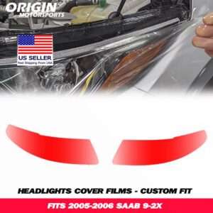 2005-2006 Saab 9-2X Precut Headlight PPF Clear Paint Protection Film Kit
