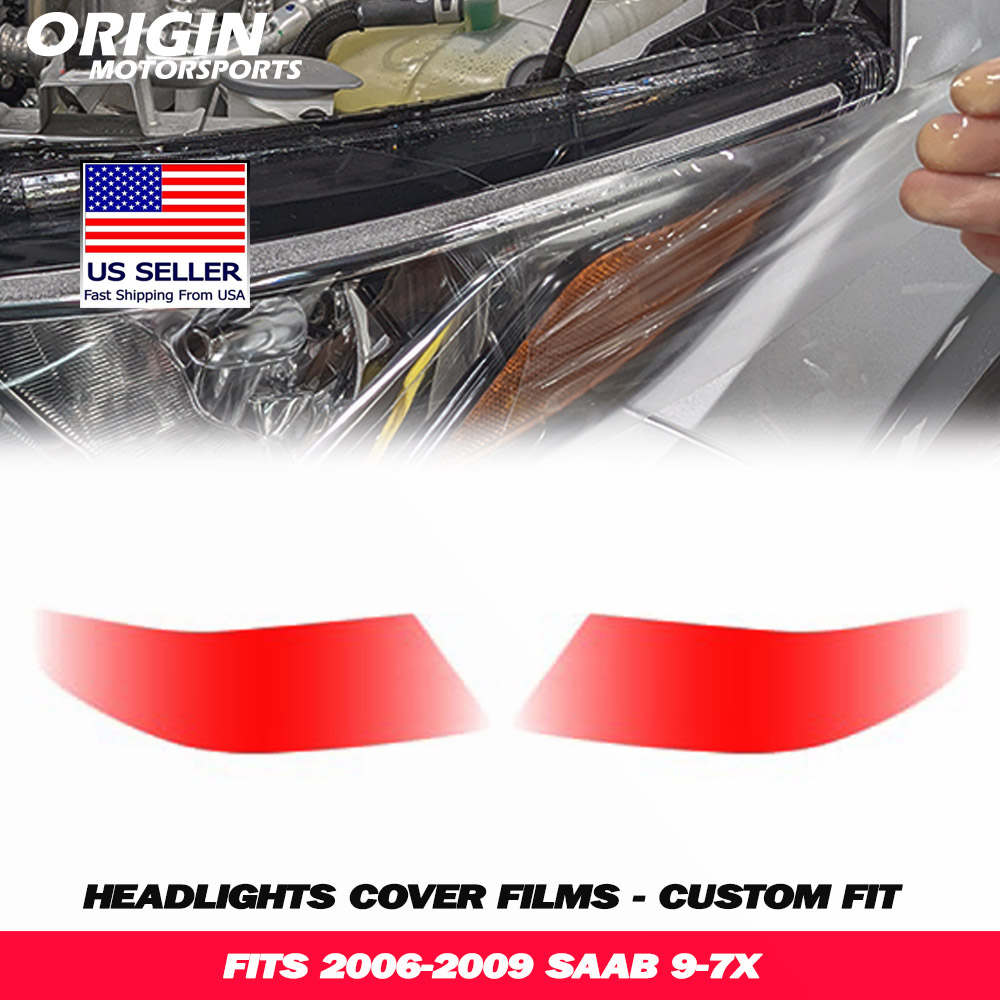 2006-2009 Saab 9-7X Precut Headlight PPF Clear Paint Protection Film Kit 2006-2009 Saab 9-7X Precut Headlight PPF Clear Paint Protection Film Kit