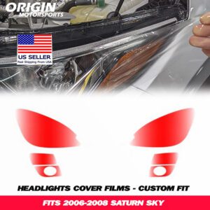 2006-2008 Saturn SKY Precut Headlight PPF Clear Paint Protection Film Kit 2006-2008 Saturn SKY Precut Headlight PPF Clear Paint Protection Film Kit