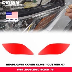 2005-2010 Scion TC Precut Headlight PPF Clear Paint Protection Film Kit 2005-2010 Scion TC Precut Headlight PPF Clear Paint Protection Film Kit