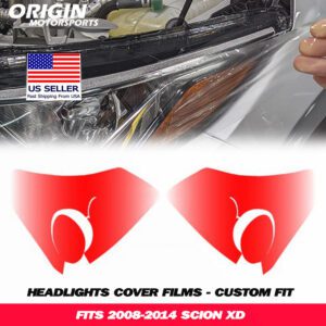2008-2014 Scion XD Precut Headlight PPF Clear Paint Protection Film Kit 2008-2014 Scion XD Precut Headlight PPF Clear Paint Protection Film Kit