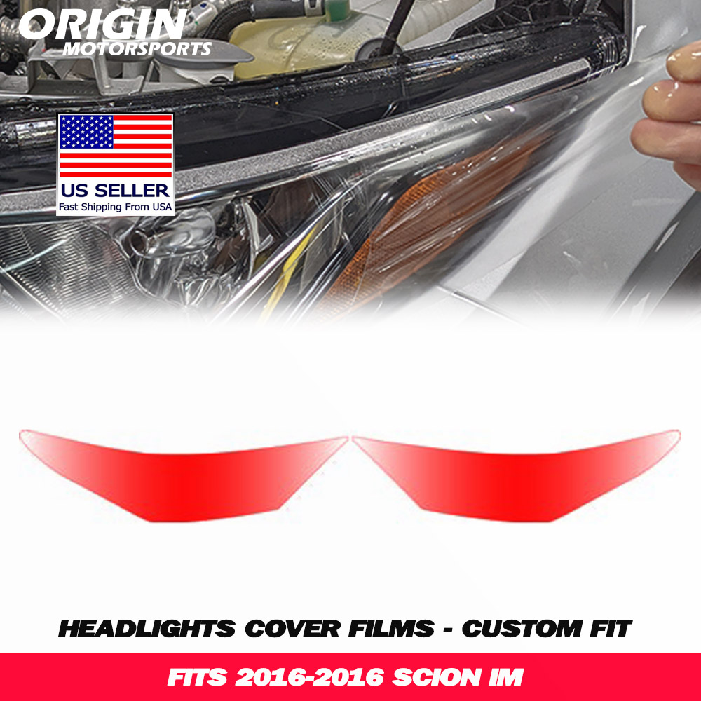 2016-2016 Scion IM Precut Headlight PPF Clear Paint Protection Film Kit 2016-2016 Scion IM Precut Headlight PPF Clear Paint Protection Film Kit