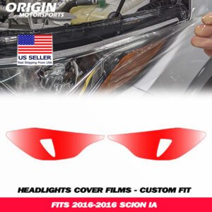 2016-2016 Scion IA Precut Headlight PPF Clear Paint Protection Film Kit
