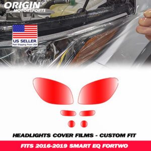 2016-2019 Smart EQ FORTWO Precut Headlight PPF Clear Paint Protection Film Kit 2016-2019 Smart EQ FORTWO Precut Headlight PPF Clear Paint Protection Film Kit