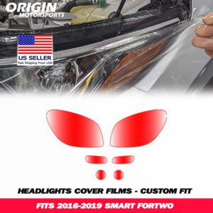 2016-2019 Smart FORTWO Precut Headlight PPF Clear Paint Protection Film Kit 2016-2019 Smart FORTWO Precut Headlight PPF Clear Paint Protection Film Kit