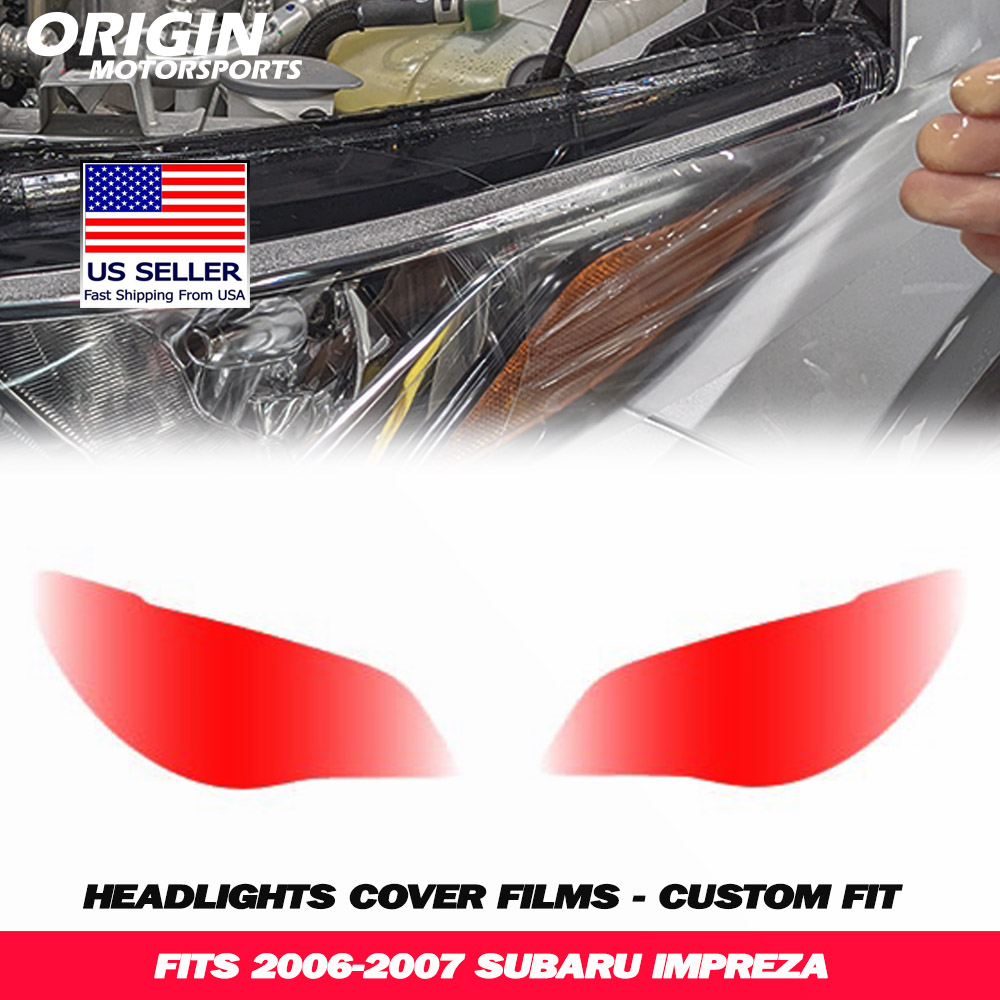 2006-2007 Subaru IMPREZA Precut Headlight PPF Clear Paint Protection Film Kit