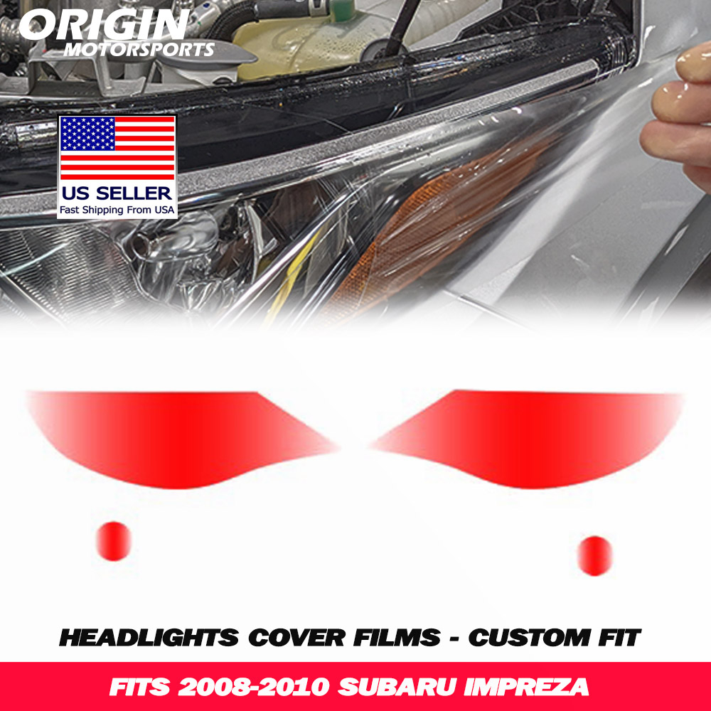 2008-2010 Subaru IMPREZA Precut Headlight PPF Clear Paint Protection Film Kit