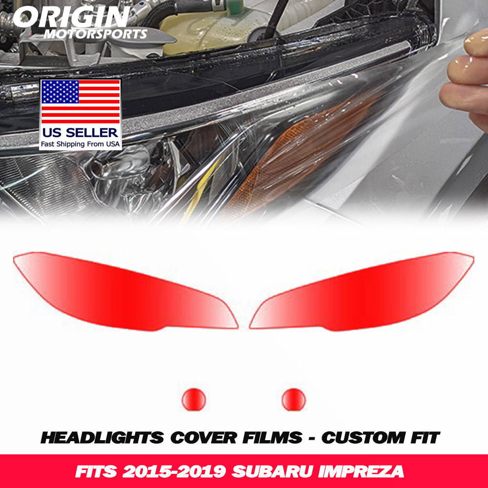 2015-2019 Subaru IMPREZA Precut Headlight PPF Clear Paint Protection Film Kit