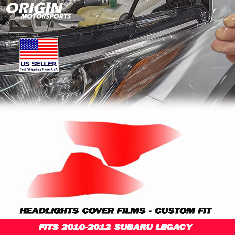 2010-2012 Subaru LEGACY Precut Headlight PPF Clear Paint Protection Film Kit