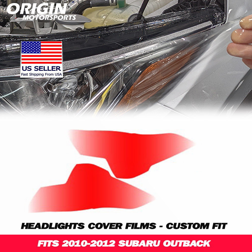 2010-2012 Subaru OUTBACK Precut Headlight PPF Clear Paint Protection Film Kit 2010-2012 Subaru OUTBACK Precut Headlight PPF Clear Paint Protection Film Kit