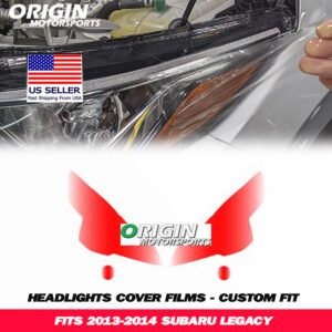 2013-2014 Subaru LEGACY Precut Headlight PPF Clear Paint Protection Film Kit 2013-2014 Subaru LEGACY Precut Headlight PPF Clear Paint Protection Film Kit