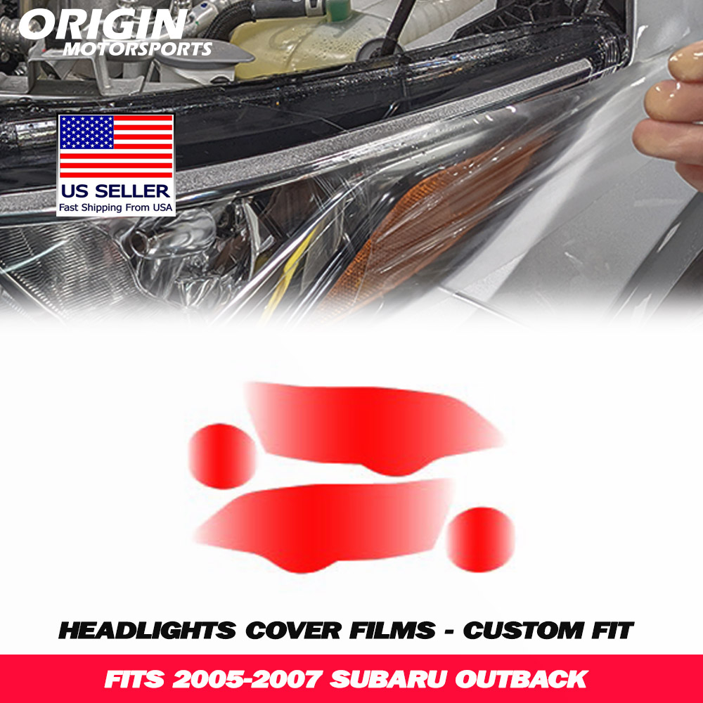 2005-2007 Subaru OUTBACK Precut Headlight PPF Clear Paint Protection Film Kit 2005-2007 Subaru OUTBACK Precut Headlight PPF Clear Paint Protection Film Kit