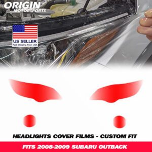 2008-2009 Subaru OUTBACK Precut Headlight PPF Clear Paint Protection Film Kit 2008-2009 Subaru OUTBACK Precut Headlight PPF Clear Paint Protection Film Kit