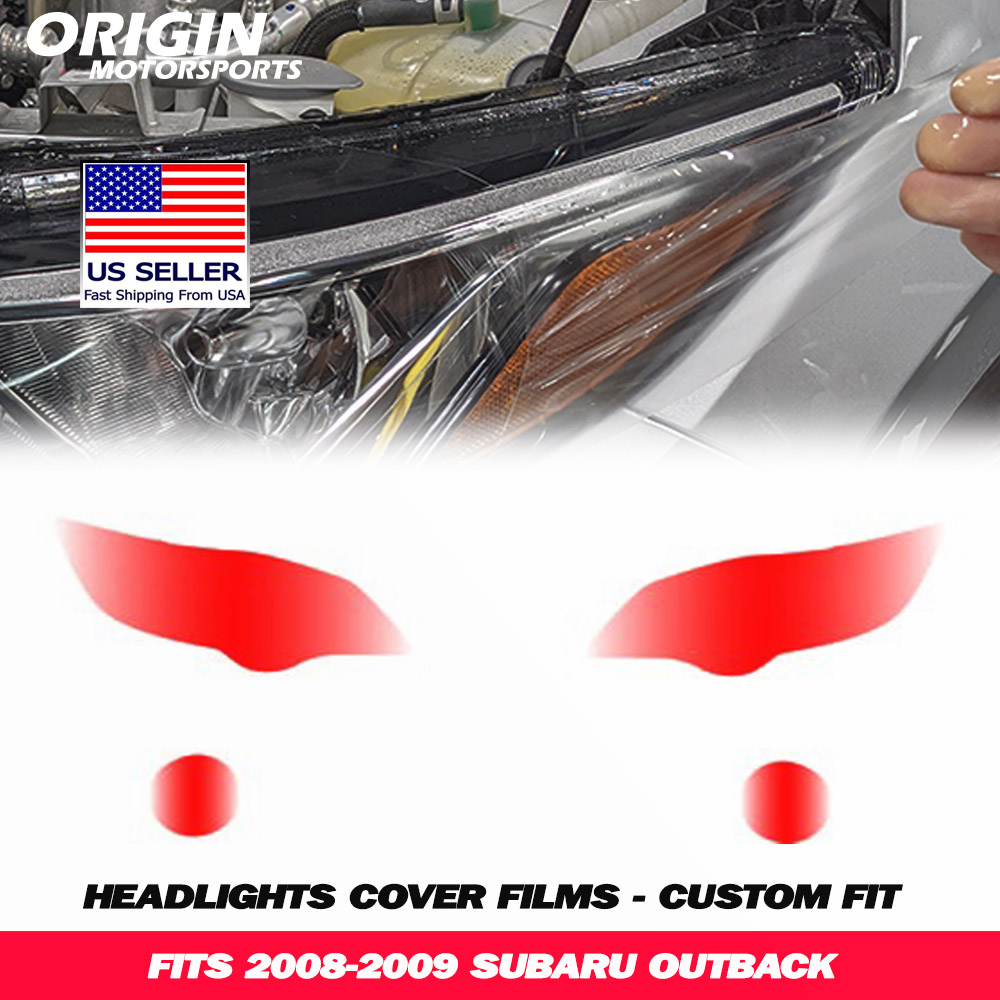 2008-2009 Subaru OUTBACK Precut Headlight PPF Clear Paint Protection Film Kit 2008-2009 Subaru OUTBACK Precut Headlight PPF Clear Paint Protection Film Kit