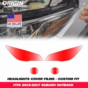 2015-2017 Subaru OUTBACK Precut Headlight PPF Clear Paint Protection Film Kit 2015-2017 Subaru OUTBACK Precut Headlight PPF Clear Paint Protection Film Kit