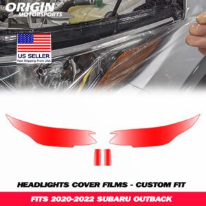 2020-2022 Subaru OUTBACK Precut Headlight PPF Clear Paint Protection Film Kit 2020-2022 Subaru OUTBACK Precut Headlight PPF Clear Paint Protection Film Kit