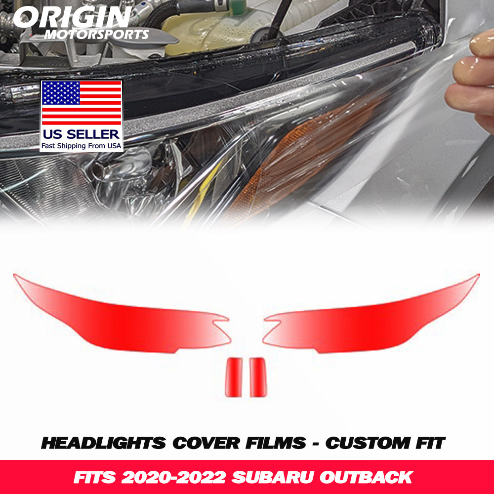 2020-2022 Subaru OUTBACK Precut Headlight PPF Clear Paint Protection Film Kit 2020-2022 Subaru OUTBACK Precut Headlight PPF Clear Paint Protection Film Kit
