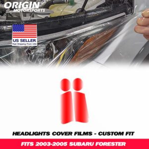 2003-2005 Subaru FORESTER Precut Headlight PPF Clear Paint Protection Film Kit 2003-2005 Subaru FORESTER Precut Headlight PPF Clear Paint Protection Film Kit