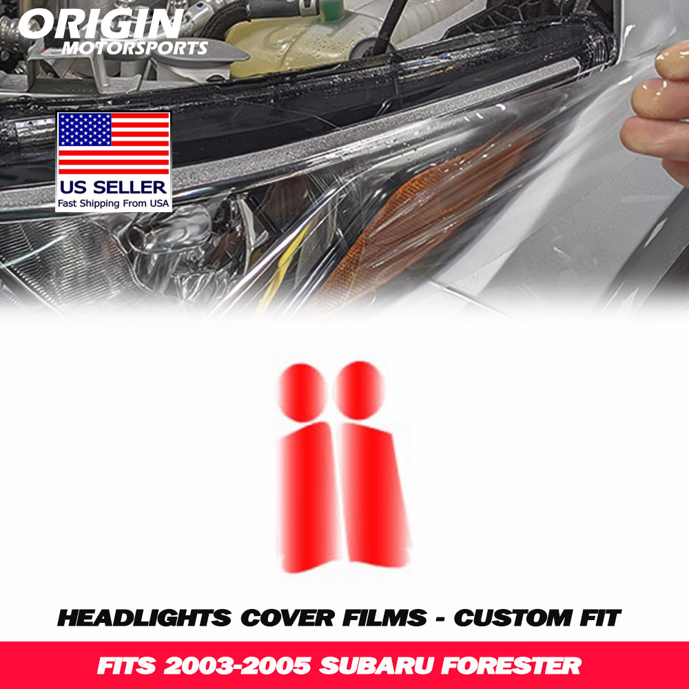 2003-2005 Subaru FORESTER Precut Headlight PPF Clear Paint Protection Film Kit 2003-2005 Subaru FORESTER Precut Headlight PPF Clear Paint Protection Film Kit