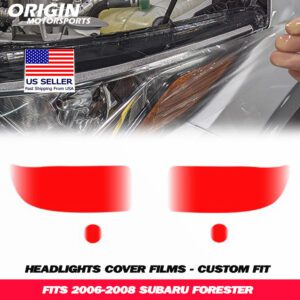 2006-2008 Subaru FORESTER Precut Headlight PPF Clear Paint Protection Film Kit 2006-2008 Subaru FORESTER Precut Headlight PPF Clear Paint Protection Film Kit