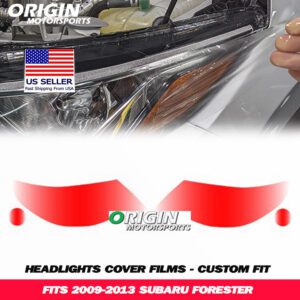 2009-2013 Subaru FORESTER Precut Headlight PPF Clear Paint Protection Film Kit 2009-2013 Subaru FORESTER Precut Headlight PPF Clear Paint Protection Film Kit