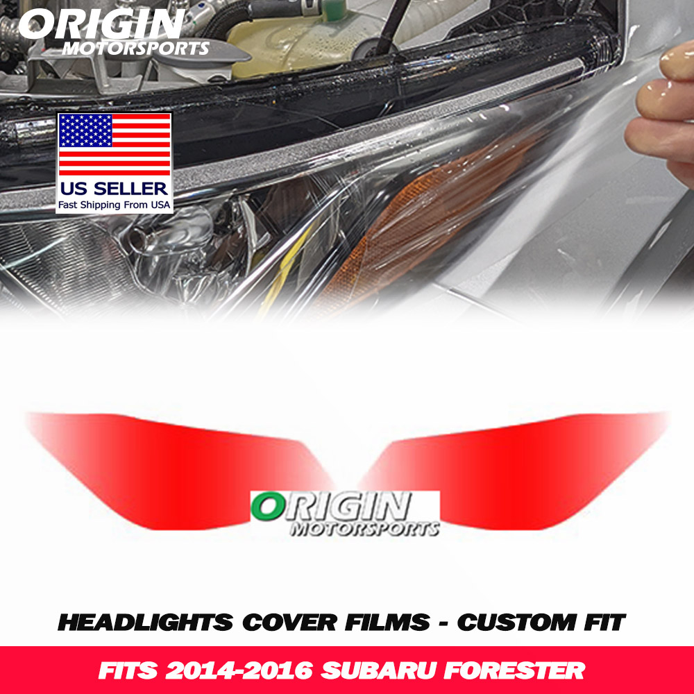 2014-2016 Subaru FORESTER Precut Headlight PPF Clear Paint Protection Film Kit