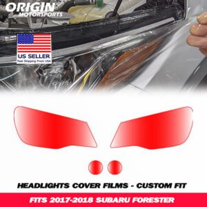 2017-2018 Subaru FORESTER Precut Headlight PPF Clear Paint Protection Film Kit 2017-2018 Subaru FORESTER Precut Headlight PPF Clear Paint Protection Film Kit