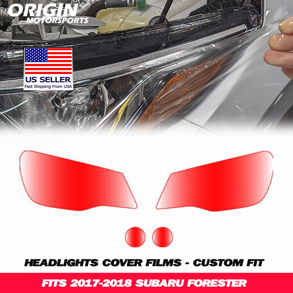 2017-2018 Subaru FORESTER Precut Headlight PPF Clear Paint Protection Film Kit 2017-2018 Subaru FORESTER Precut Headlight PPF Clear Paint Protection Film Kit